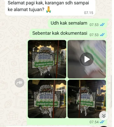 Pengiriman Papan Bunga Selamat Sawah Baru