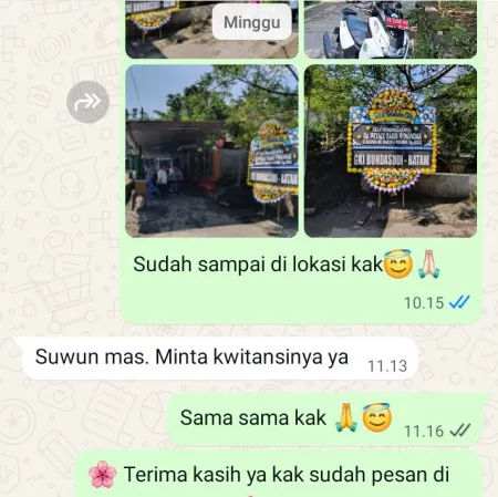 Pengiriman Papan Bunga Duka Sawah Baru