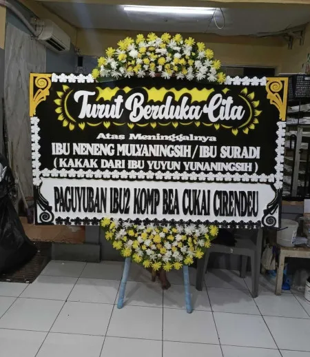 Papan Bunga Duka Sawah Baru