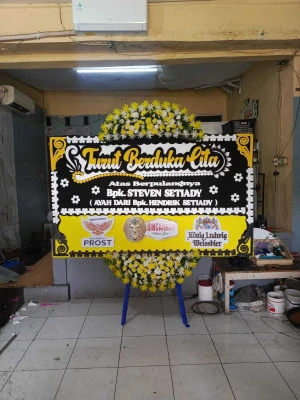 Papan Bunga di Sawah Baru